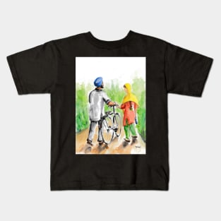 Punjabi couple Kids T-Shirt